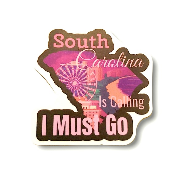 South Carolina Matte Finish PVC Removable Waterproof Decor Accent St… - Picture 7 of 8